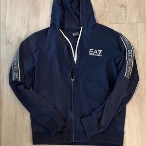 Emporio Armani EA7 Dark Blue Hoodie